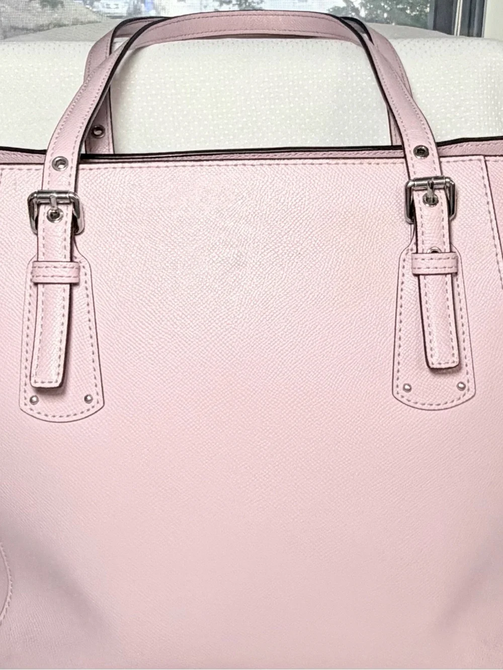 Michael Kors Pale Pink Saffiano Leather Tote